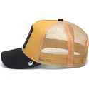 trucker-cap-gelb-und-schwarz-ochse-the-dead-skull-eco-brutalism-the-farm-von-goorin-bros
