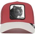 casquette-trucker-rouge-et-grise-panthere-the-panther-big-cats-the-farm-goorin-bros