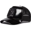 schwarze-trucker-kappe-panther-obsidian-panther-puff-patent-the-farm-von-goorin-bros