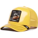 trucker-cap-gelb-schlange-mamba-mentality-puff-patent-the-farm-von-goorin-bros