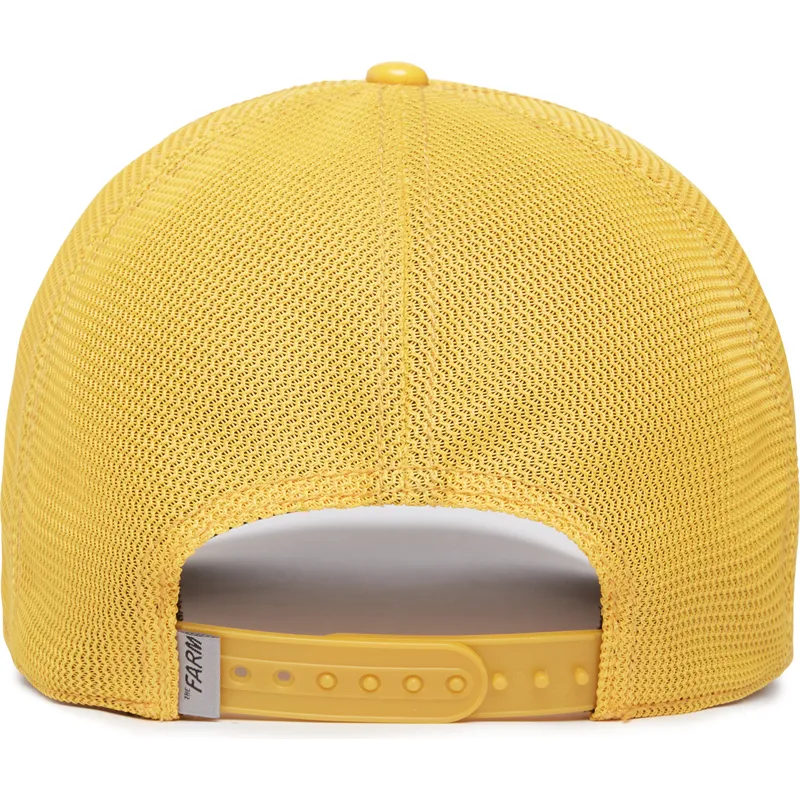trucker-cap-gelb-schlange-mamba-mentality-puff-patent-the-farm-von-goorin-bros