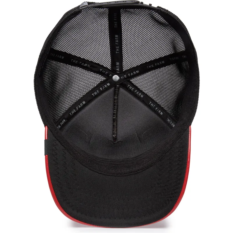 trucker-cap-rot-und-schwarz-stier-raging-pamplona-puff-patent-the-farm-von-goorin-bros trucker-cap-rot-und-schwarz-stier-raging-pamplona-puff-patent-the-farm-von-goorin-bros