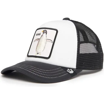 Casquette trucker blanche et noire pour enfant pingouin Cool Tuxie The Farm Goorin Bros.