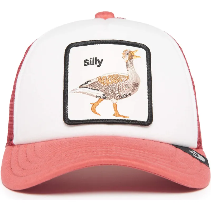 rote-trucker-kappe-fur-jungen-gans-so-silly-the-farm-von-goorin-bros