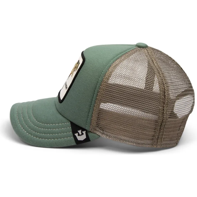 mutzen-gebogen-grun-snapback-fur-kinder-the-farm-von-goorin-bros