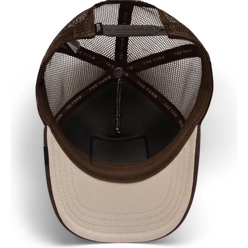 braune-trucker-kappe-fur-jungen-way-of-the-dodo-extinct-the-farm-von-goorin-bros