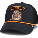 casquette-trucker-noire-king-gb2-lion-the-rocker-the-farm-goorin-bros