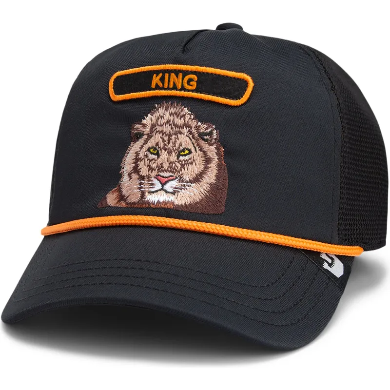 trucker-cap-schwarz-lowe-king-gb2-lion-the-rocker-the-farm-von-goorin-bros trucker-cap-schwarz-lowe-king-gb2-lion-the-rocker-the-farm-von-goorin-bros