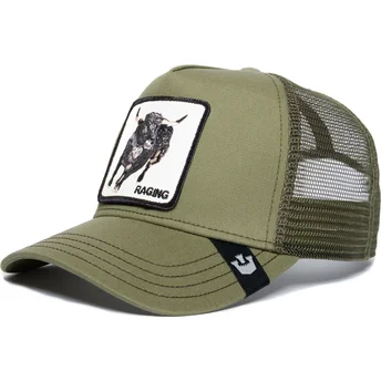 trucker-cap-grun-stier-raging-road-rage-truckin-the-farm-von-goorin-bros