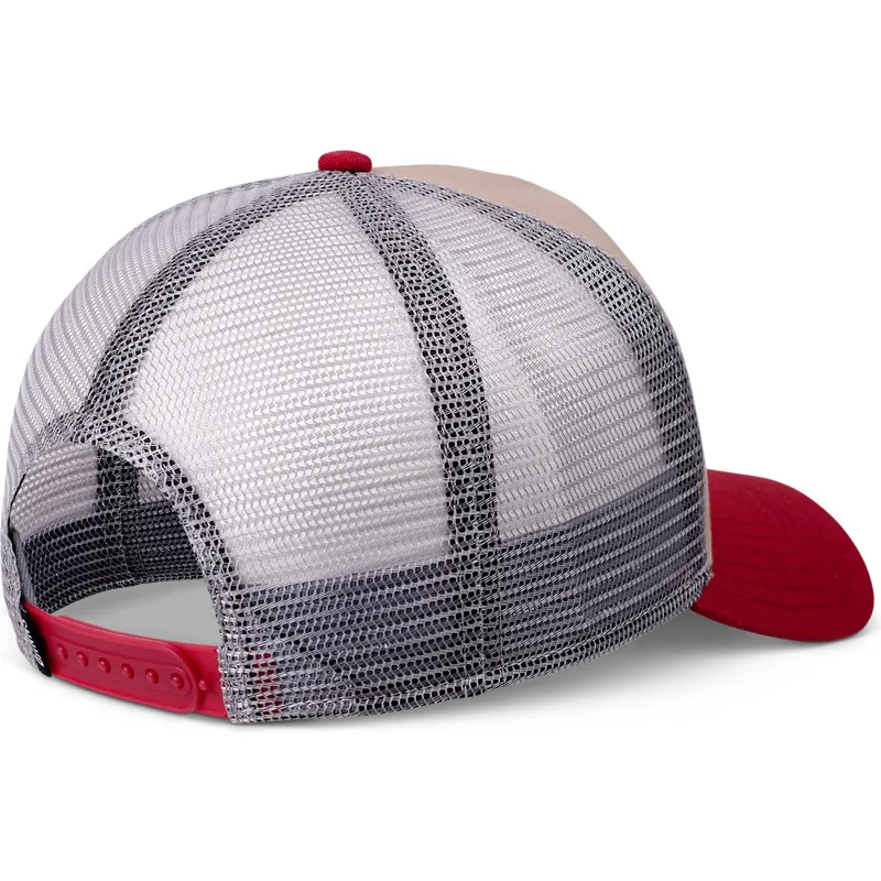 beige-graue-und-rote-trucker-cap-la-bonne-vie-hft-von-djinns