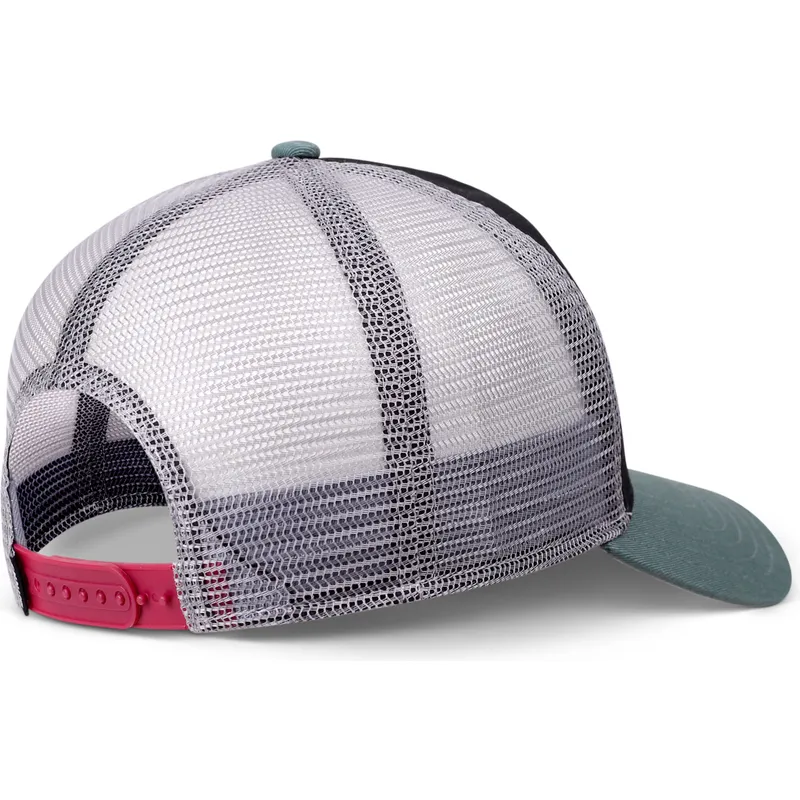 schwarze-graue-und-grune-trucker-cap-la-bonne-vie-hft-von-djinns schwarze-graue-und-grune-trucker-cap-la-bonne-vie-hft-von-djinns