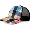 casquette-trucker-multicolore-hft-dirty-check-djinns