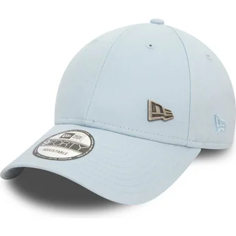 Casquette courbée bleue claire ajustable 9FORTY Pin New Era