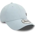 hellblaue-verstellbare-curved-cap-9forty-pin-von-new-era