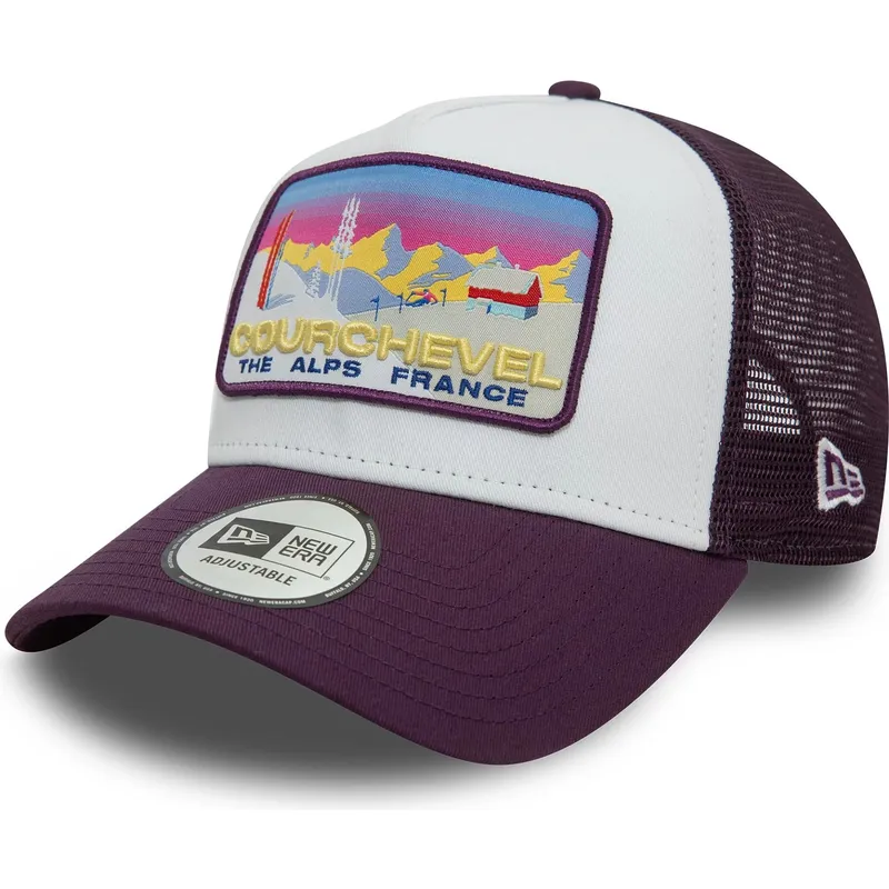 mutzen-gebogen-violett-snapback-a-frame-ski-patch-der-courchevel-ciudades-y-playas-von-new-era mutzen-gebogen-violett-snapback-a-frame-ski-patch-der-courchevel-ciudades-y-playas-von-new-era