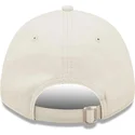 beige-verstellbare-curved-cap-9forty-league-essential-der-los-angeles-dodgers-mlb-von-new-era