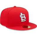 casquette-plate-rouge-ajustee-59fifty-ac-perf-st-louis-cardinals-mlb-new-era