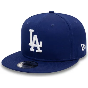 Casquette plate bleue snapback 9FIFTY Team Colour Los Angeles Dodgers MLB New Era