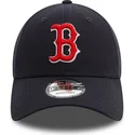 marineblaue-verstellbare-curved-cap-9forty-side-patch-der-boston-red-sox-mlb-von-new-era