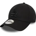mutzen-gebogen-schwarz-angepasst-39thirty-monochrome-der-los-angeles-dodgers-mlb-von-new-era