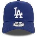 mutzen-gebogen-blau-snapback-9forty-e-frame-patch-der-los-angeles-dodgers-mlb-von-new-era