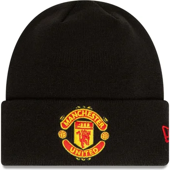 Bonnet noir Core Cuff Manchester United Football Club Premier League New Era