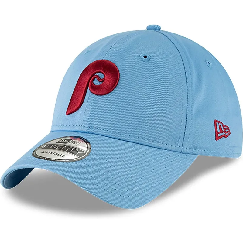 hellblaue-verstellbare-gebogene-kappe-9twenty-core-classic-der-philadelphia-phillies-mlb-von-new-era hellblaue-verstellbare-gebogene-kappe-9twenty-core-classic-der-philadelphia-phillies-mlb-von-new-era