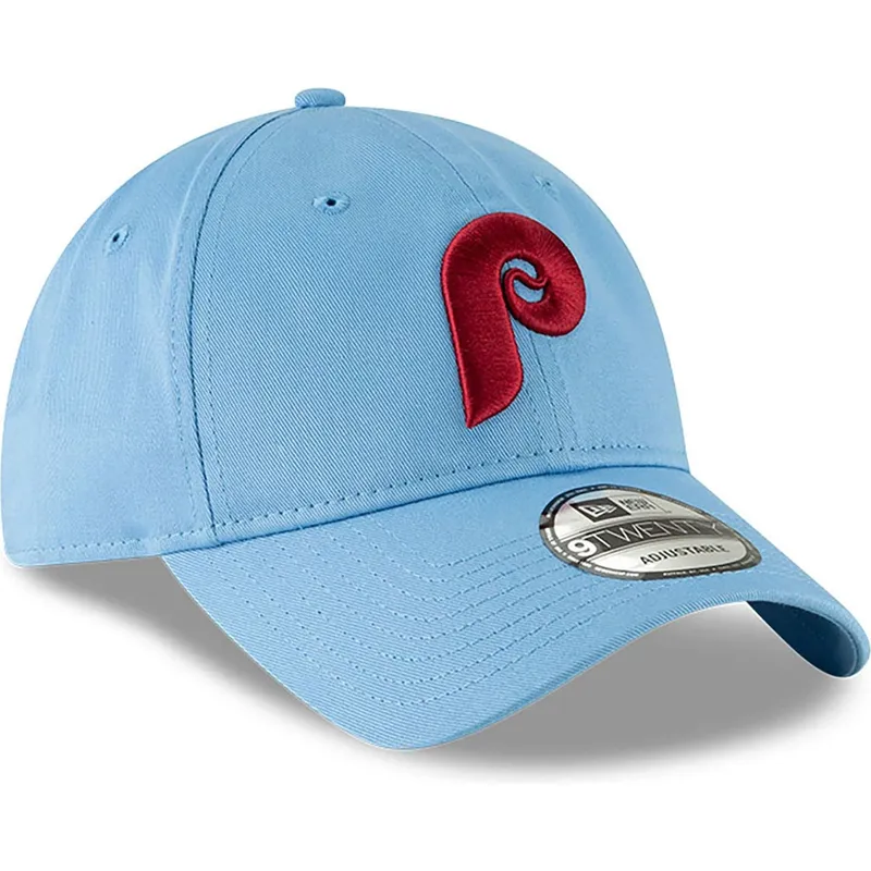 hellblaue-verstellbare-gebogene-kappe-9twenty-core-classic-der-philadelphia-phillies-mlb-von-new-era hellblaue-verstellbare-gebogene-kappe-9twenty-core-classic-der-philadelphia-phillies-mlb-von-new-era
