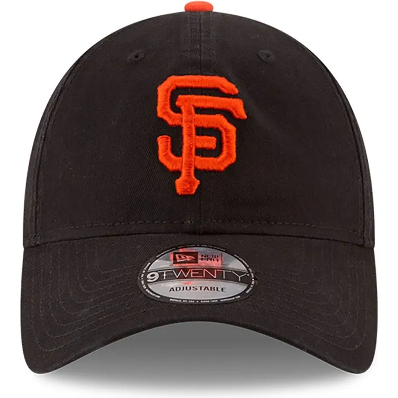 schwarze-verstellbare-gebogene-kappe-9twenty-core-classic-der-san-francisco-giants-mlb-von-new-era