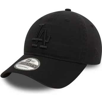 Mützen gebogen schwarz verstellbares band 9TWENTY Washed der Los Angeles Dodgers MLB von New Era