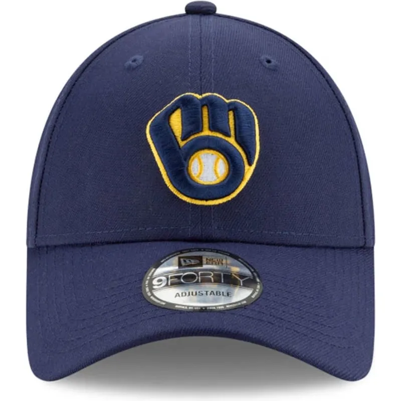 marineblaue-verstellbare-curved-cap-9forty-the-league-der-milwaukee-brewers-mlb-von-new-era marineblaue-verstellbare-curved-cap-9forty-the-league-der-milwaukee-brewers-mlb-von-new-era