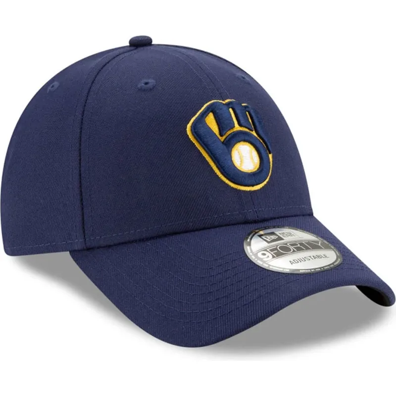 marineblaue-verstellbare-curved-cap-9forty-the-league-der-milwaukee-brewers-mlb-von-new-era marineblaue-verstellbare-curved-cap-9forty-the-league-der-milwaukee-brewers-mlb-von-new-era