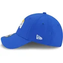 blaue-gebogene-verstellbare-kappe-fur-kinder-9forty-the-league-der-los-angeles-rams-nfl-von-new-era