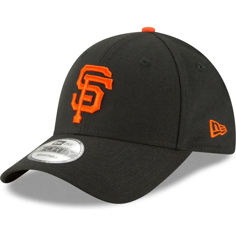 schwarze-gebogene-verstellbare-kinderkappe-9forty-the-league-der-san-francisco-giants-mlb-von-new-era schwarze-gebogene-verstellbare-kinderkappe-9forty-the-league-der-san-francisco-giants-mlb-von-new-era