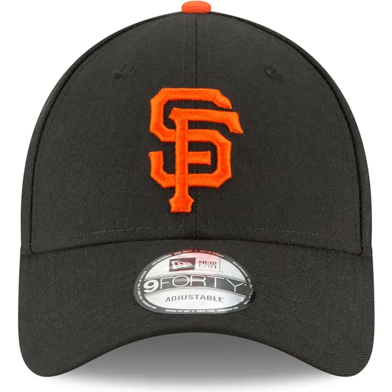 schwarze-gebogene-verstellbare-kinderkappe-9forty-the-league-der-san-francisco-giants-mlb-von-new-era schwarze-gebogene-verstellbare-kinderkappe-9forty-the-league-der-san-francisco-giants-mlb-von-new-era