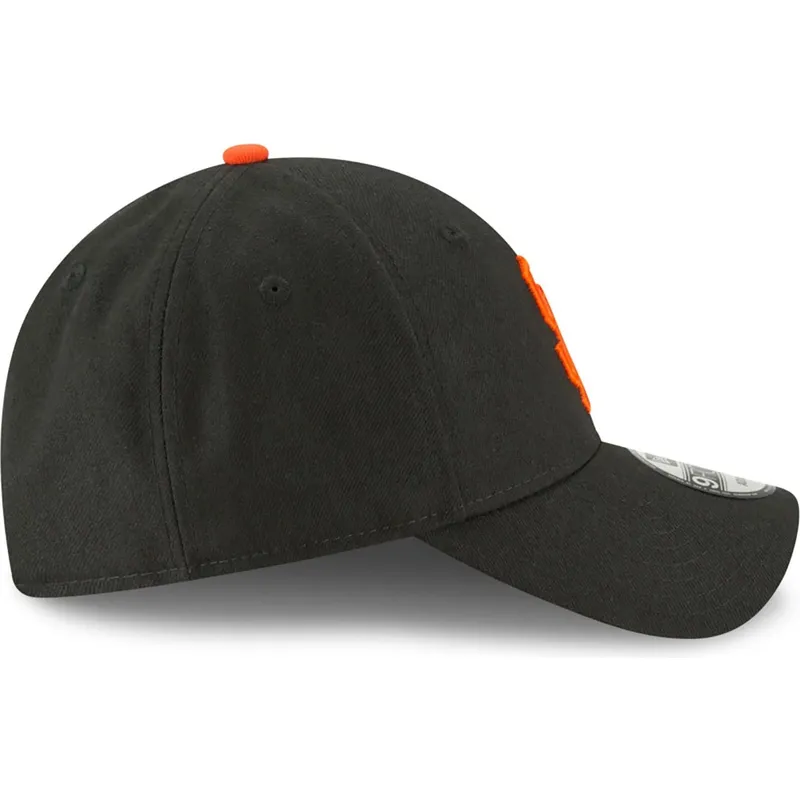 schwarze-gebogene-verstellbare-kinderkappe-9forty-the-league-der-san-francisco-giants-mlb-von-new-era schwarze-gebogene-verstellbare-kinderkappe-9forty-the-league-der-san-francisco-giants-mlb-von-new-era