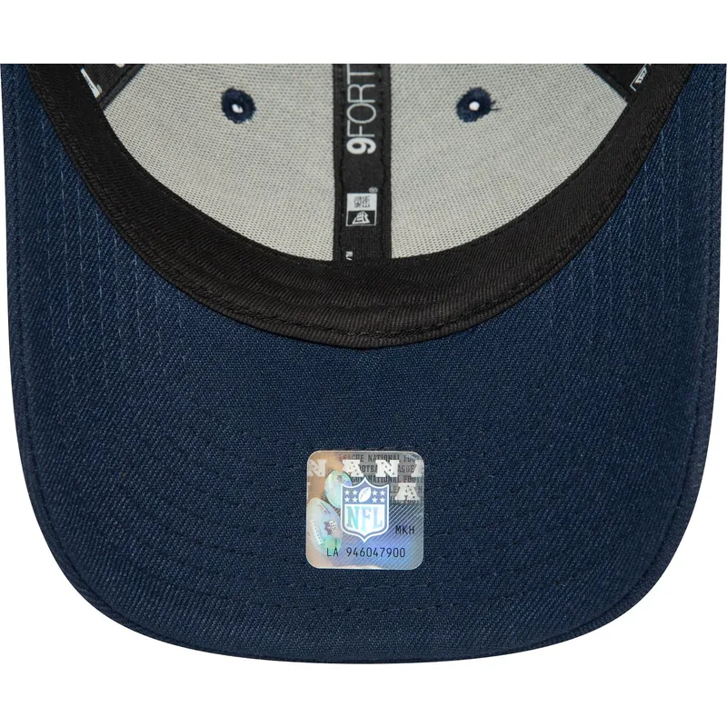 marineblaue-gebogene-verstellbare-kinderkappe-9forty-the-league-der-seattle-seahawks-nfl-von-new-era