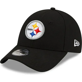 Mützen gebogen schwarz verstellbares band für Kinder 9FORTY The League der Pittsburgh Steelers NFL von New Era