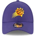 violette-verstellbare-curved-cap-9forty-the-league-der-phoenix-suns-nba-von-new-era