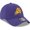 violette-verstellbare-curved-cap-9forty-the-league-der-phoenix-suns-nba-von-new-era