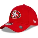 casquette-courbee-rouge-ajustable-9forty-the-league-team-colour-san-francisco-49ers-nfl-new-era