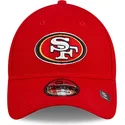 rote-verstellbare-curved-cap-9forty-the-league-team-colour-der-san-francisco-49ers-nfl-von-new-era