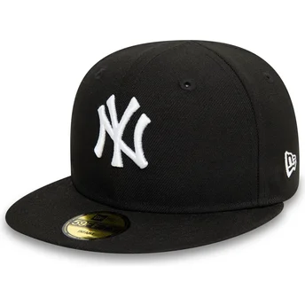 Mützen flach schwarz angepasst für Kinder 59FIFTY My First der New York Yankees MLB von New Era