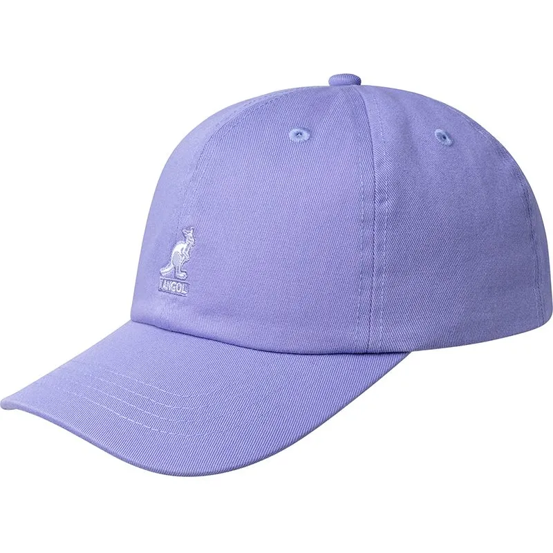 violette-verstellbare-curved-cap-washed-baseball-iced-lilac-von-kangol violette-verstellbare-curved-cap-washed-baseball-iced-lilac-von-kangol