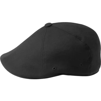 Baskenmützen schwarz Wool Flexfit 504 Black von Kangol