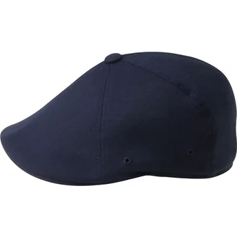 Baskenmützen marineblau Wool Flexfit 504 Dk Blue von Kangol