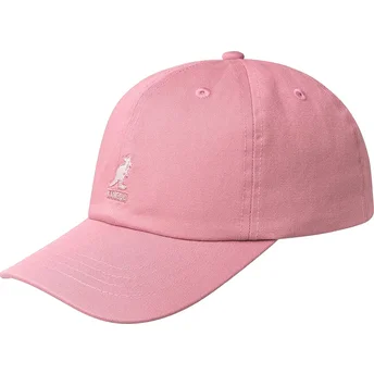 Gorra curva rosa ajustable Washed Baseball Pepto de Kangol