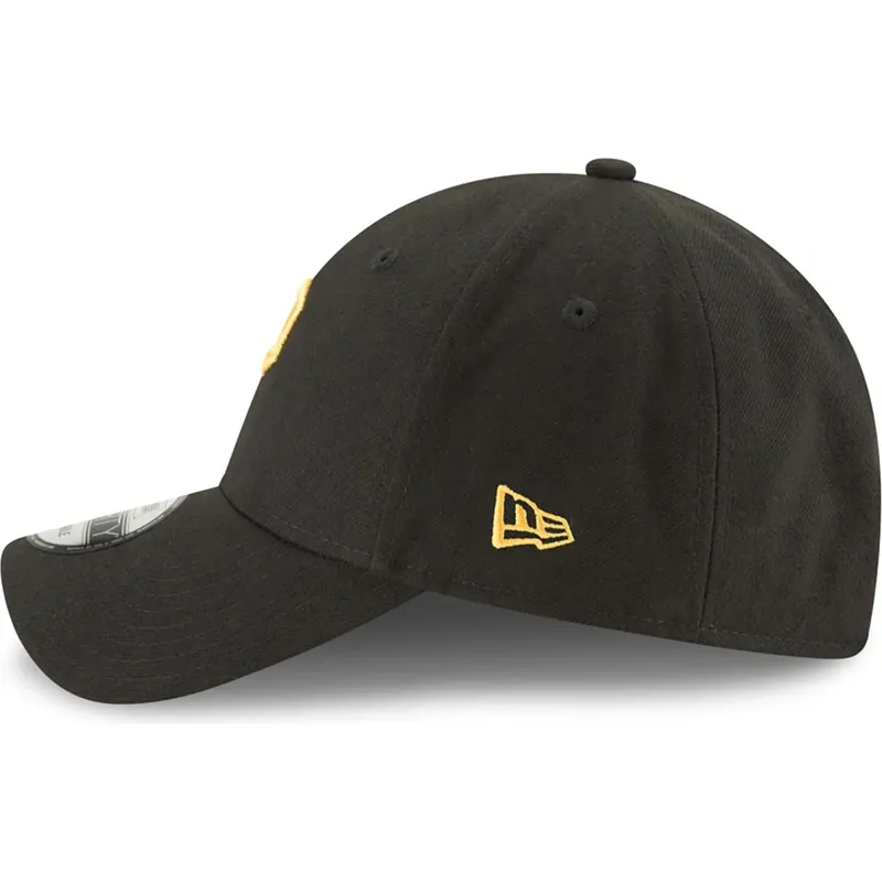 schwarze-verstellbare-gebogene-kappe-9forty-the-league-der-pittsburgh-pirates-mlb-von-new-era schwarze-verstellbare-gebogene-kappe-9forty-the-league-der-pittsburgh-pirates-mlb-von-new-era