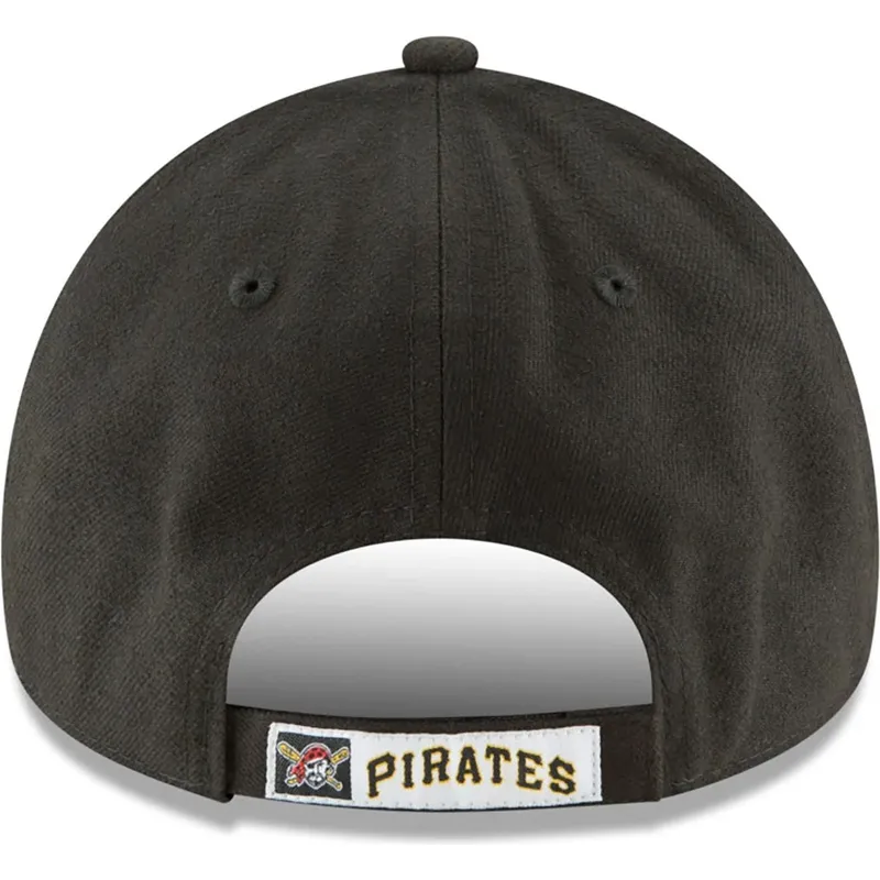 schwarze-verstellbare-gebogene-kappe-9forty-the-league-der-pittsburgh-pirates-mlb-von-new-era schwarze-verstellbare-gebogene-kappe-9forty-the-league-der-pittsburgh-pirates-mlb-von-new-era