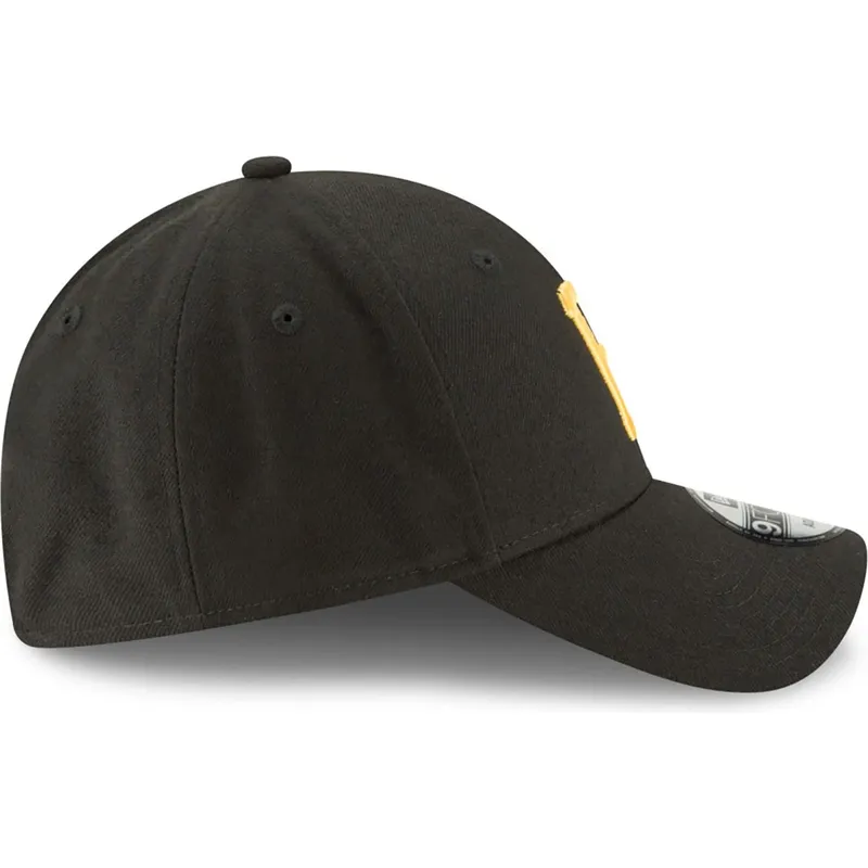 schwarze-verstellbare-gebogene-kappe-9forty-the-league-der-pittsburgh-pirates-mlb-von-new-era schwarze-verstellbare-gebogene-kappe-9forty-the-league-der-pittsburgh-pirates-mlb-von-new-era